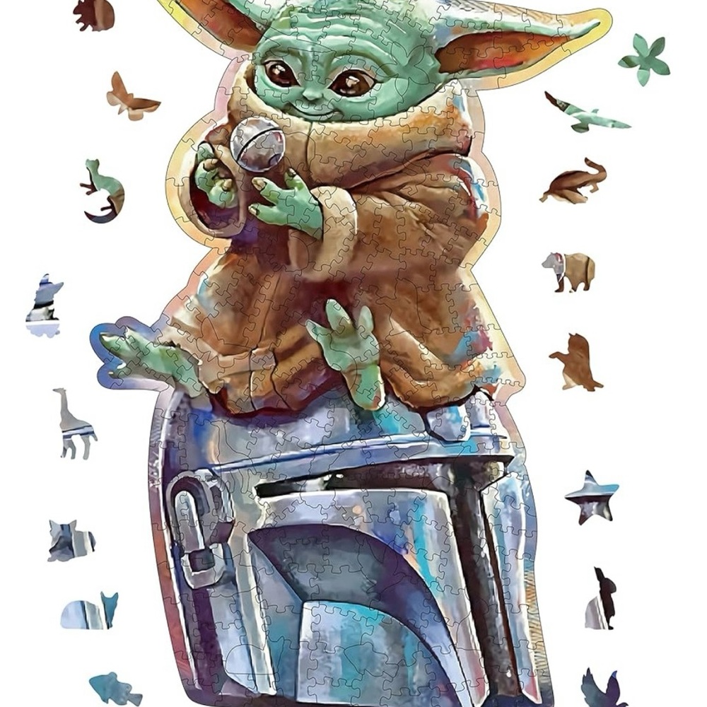 Baby Yoda Wooden Puzzle